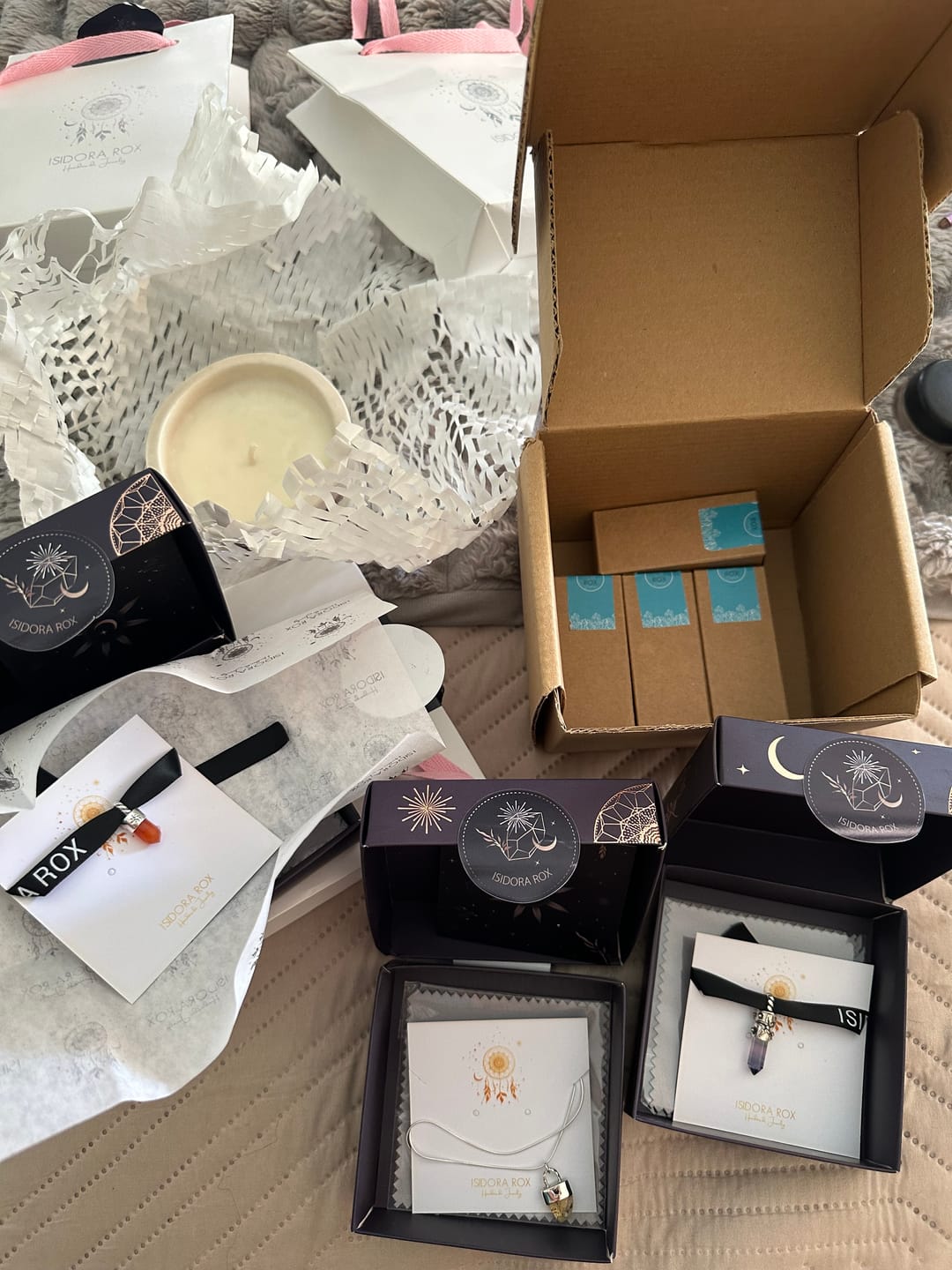 Customer photo review of COLGANTE PLATA 950 PUNTA FLUORITA FACETADA NATURAL