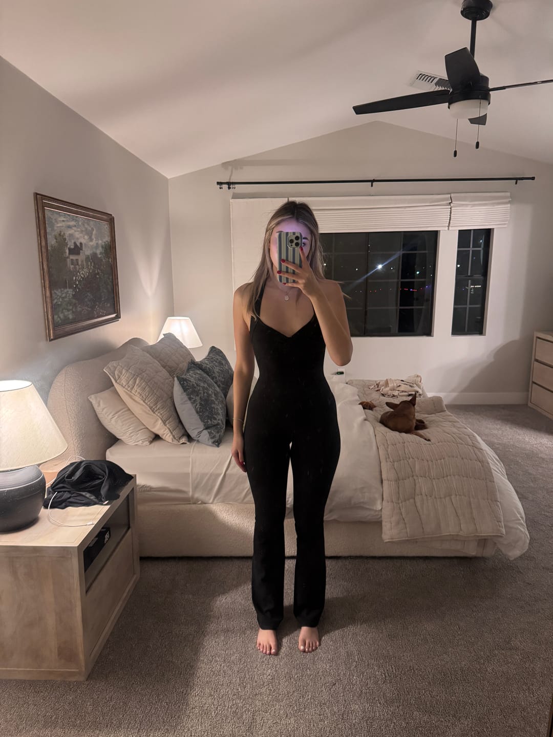 Customer photo review of The Sculpt Onesie / Black