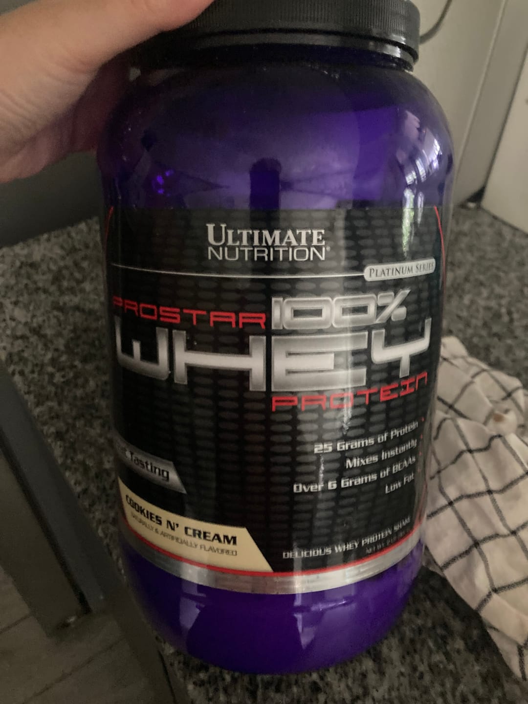 Customer photo review of Prostar Whey Protein 2lbs Ultimate Nutrition