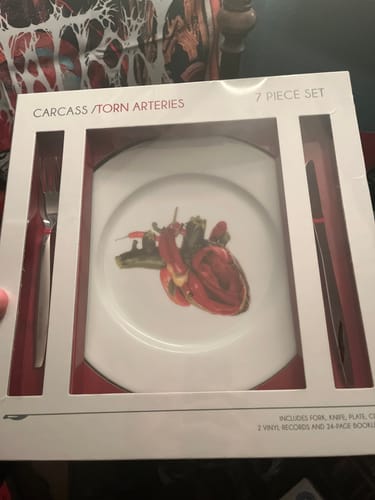Customer photo review of Carcass ‎- Torn Arteries (LP Box Set)