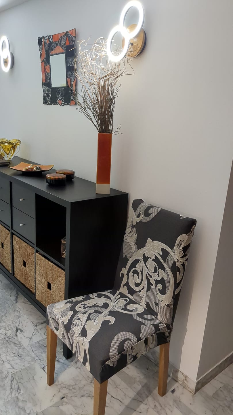 Customer photo review of Baroque - Housse de Chaise Extensible