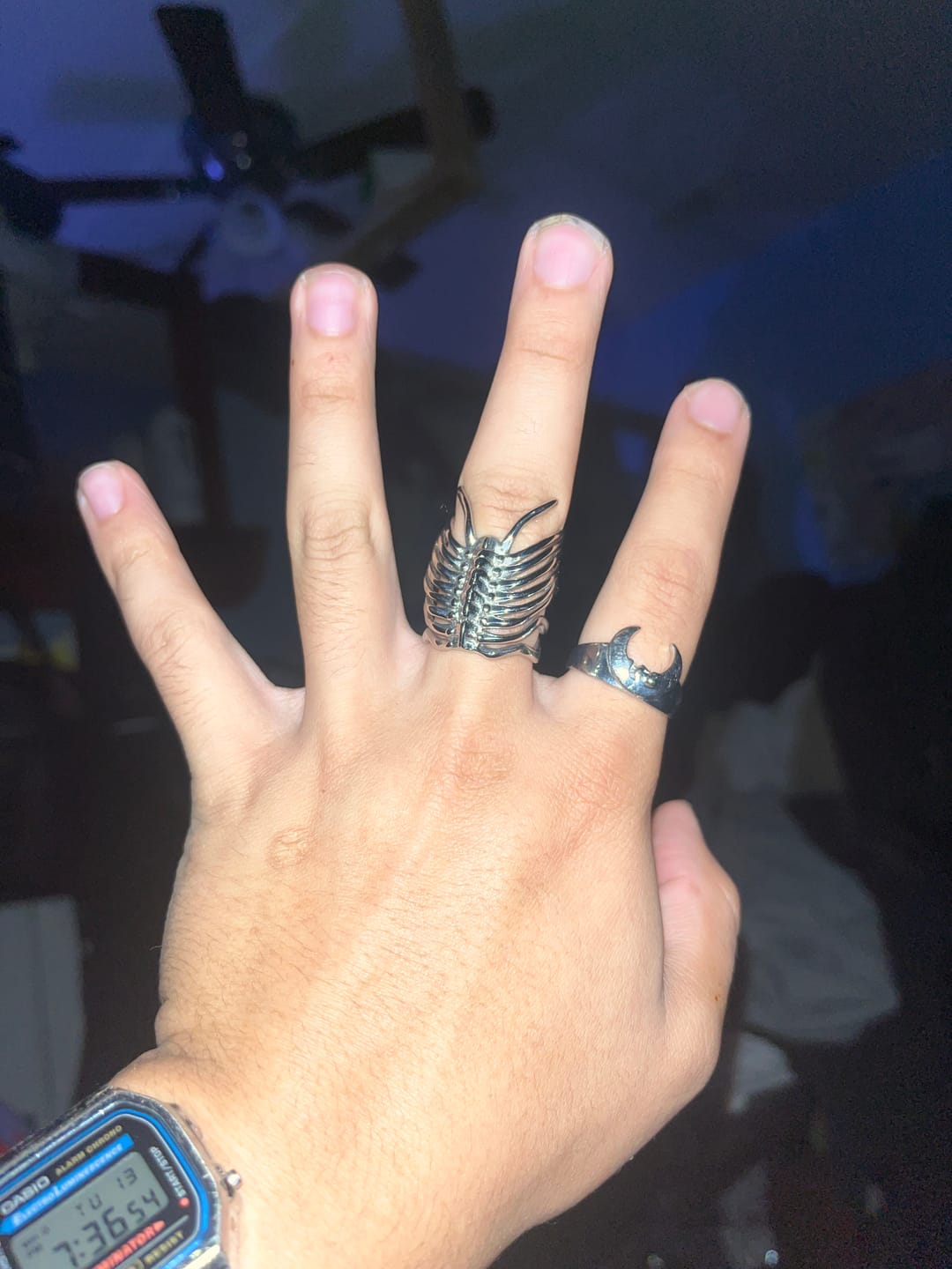 Customer photo review of RIBCAGE RING