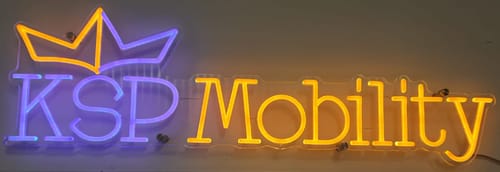 Customer photo review of Custom Sign: KSP Mobility
