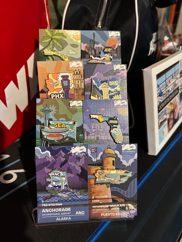 Customer photo review of SJU Airport Pin – Luis Muñoz Marín International Airport, Puerto Rico