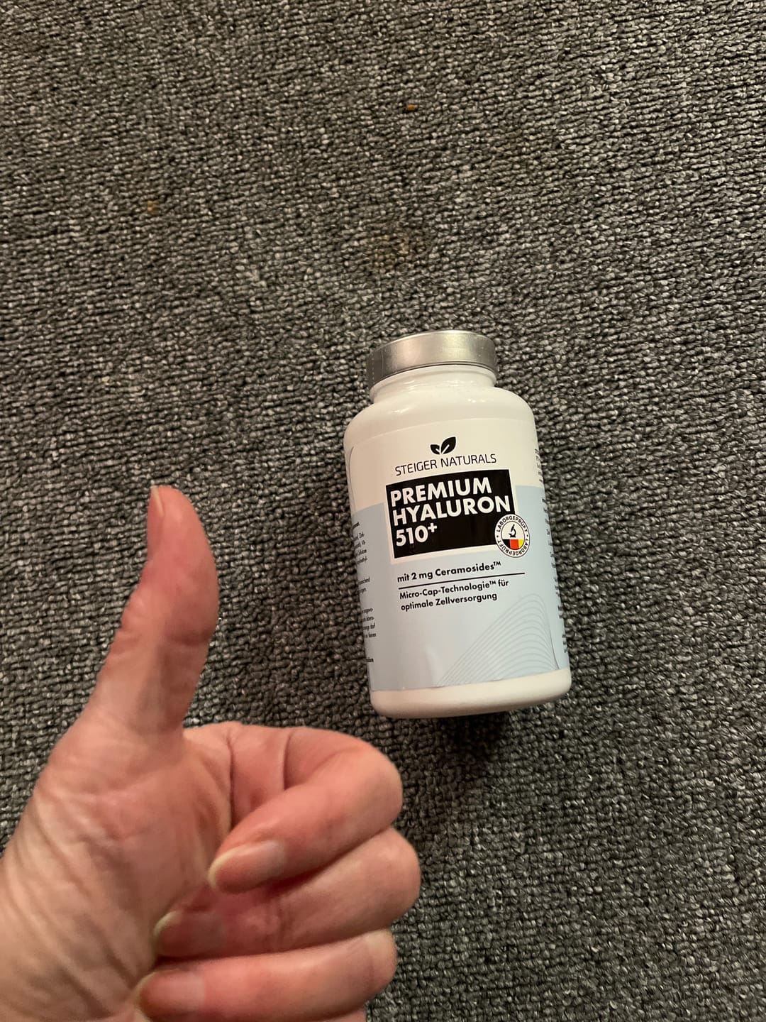 Customer photo review of Hyaluronsäure Kapseln