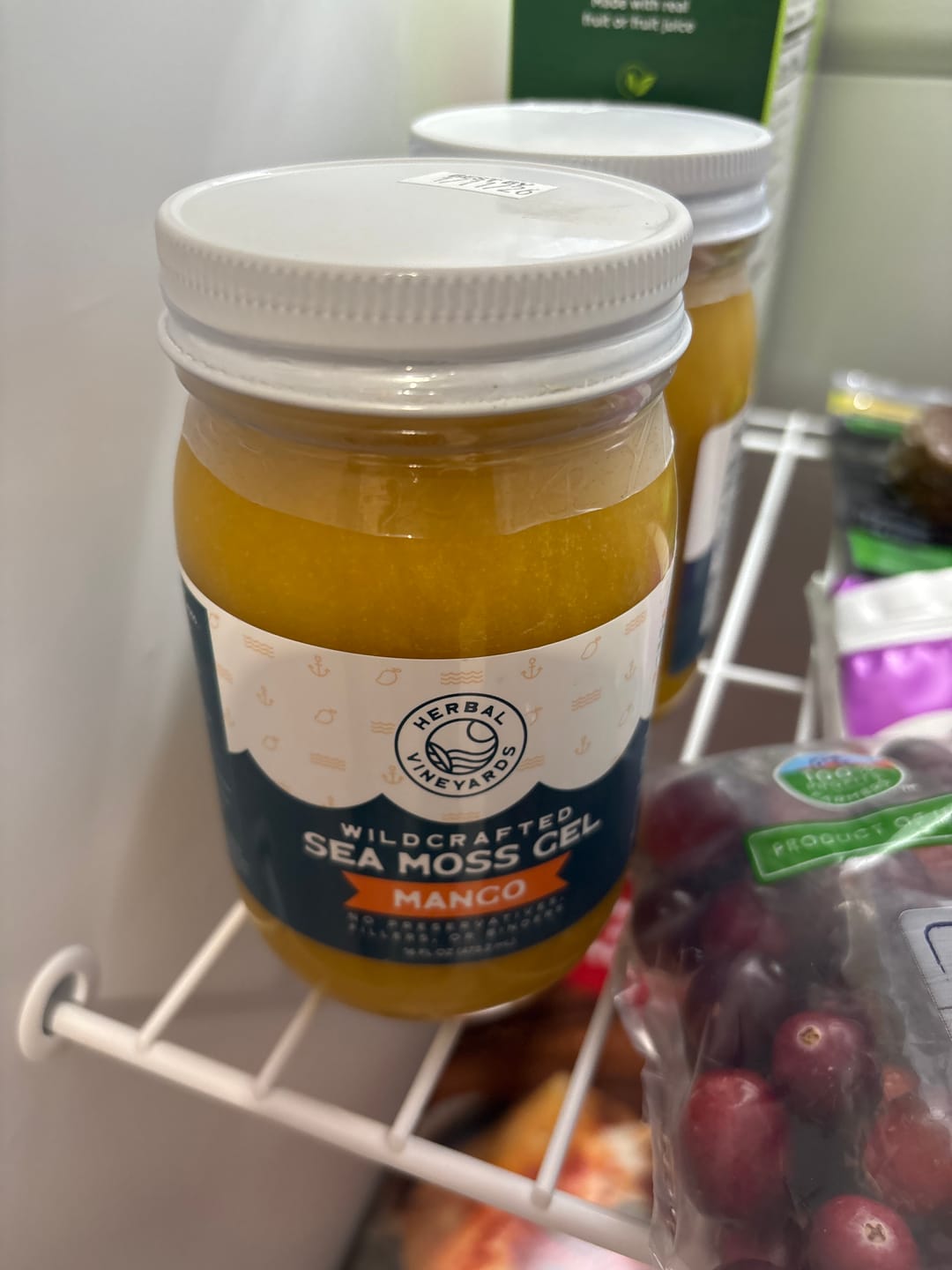 Customer photo review of EXCLUSIVE MANGO SEA MOSS GEL
