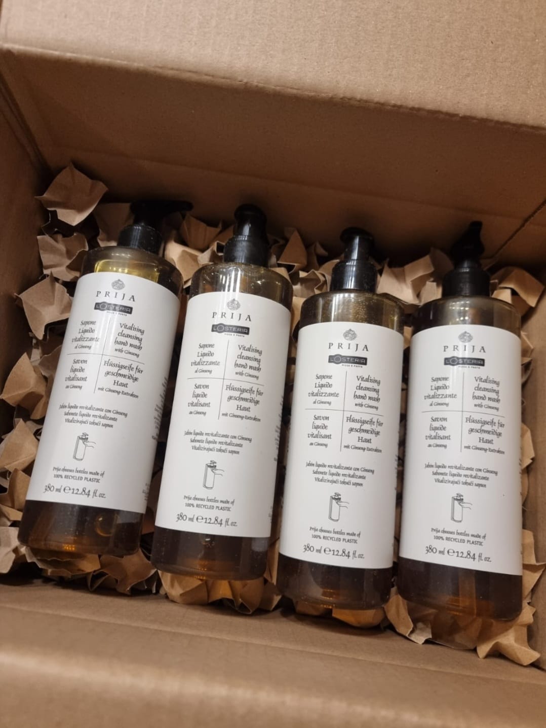 Customer photo review of Prija Flüssigseife mit Ginseng, 4er Set