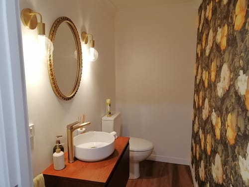 Customer photo review of Dutch Floral Wallpaper - Yellow