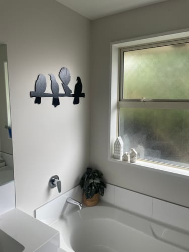 Customer photo review of NZ Bird Branch Wall Art