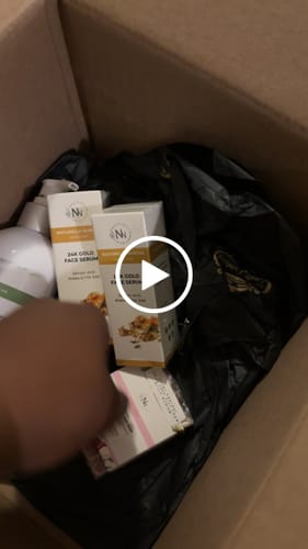 Customer video review of 24K GOLD FACE SERUM