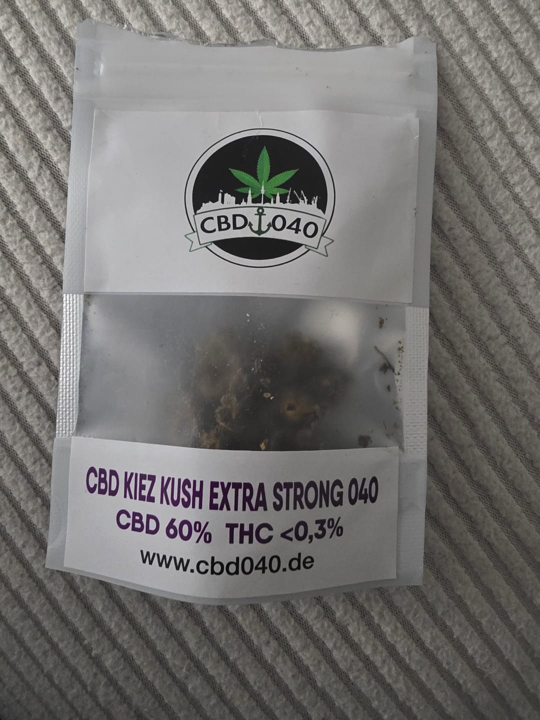 Customer photo review of Kiez Kush Extra Strong 60% - CBD Blüten - Indoor - Cannabis ohne Rezept kaufen