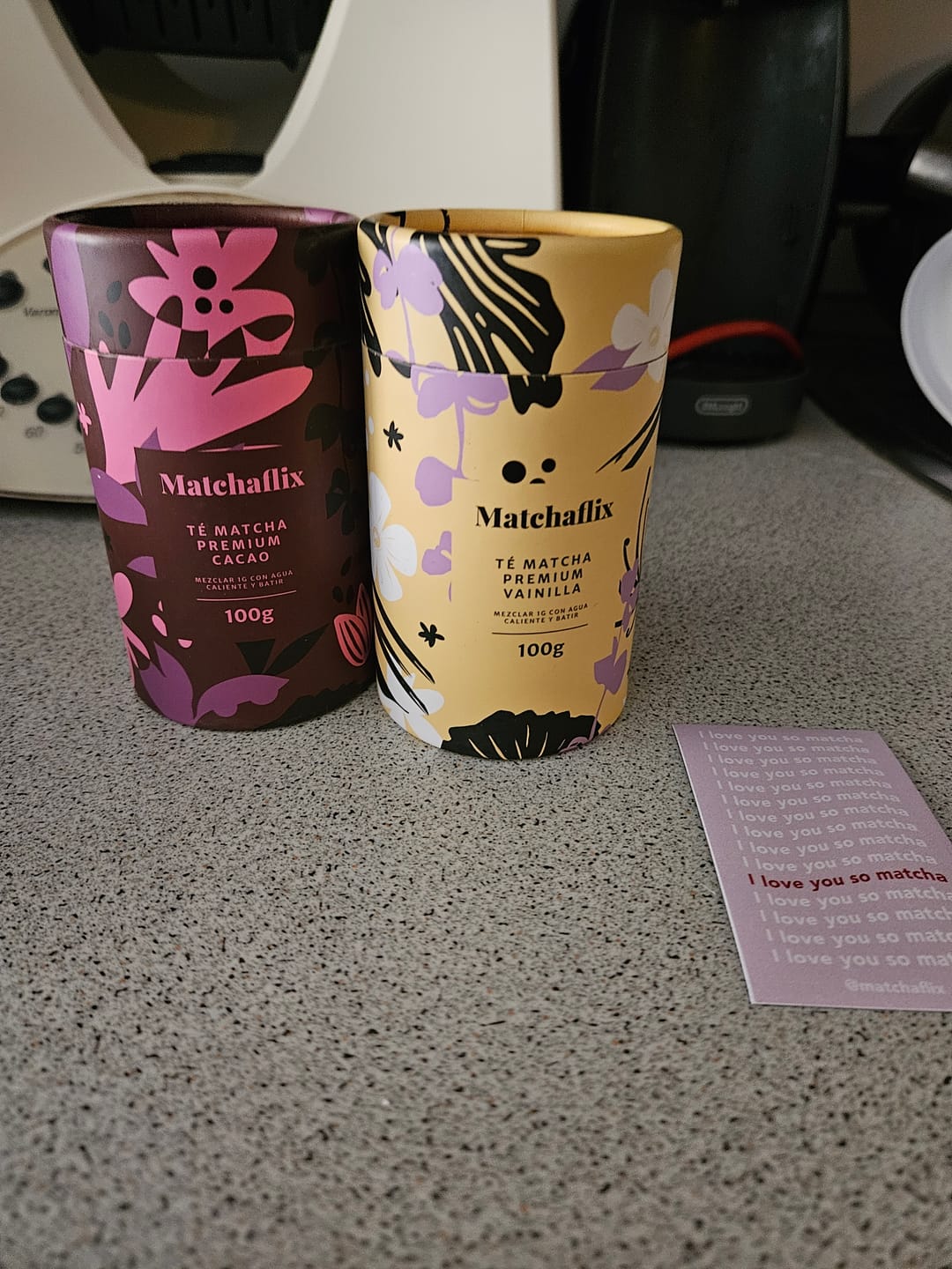 Customer photo review of Té Matcha Premium Cacao