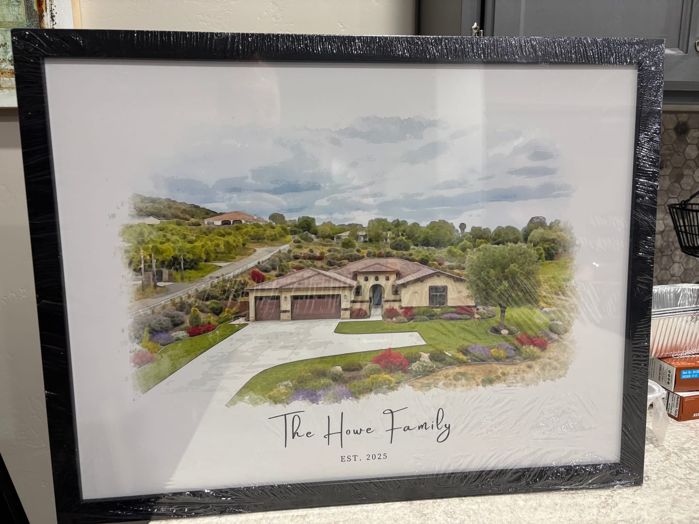 Customer photo review of Custom House Portrait