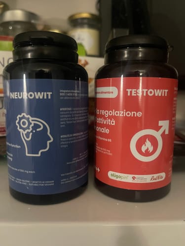 Customer photo review of TESTOWIT - Regolazione ormonale 120 cps NEW