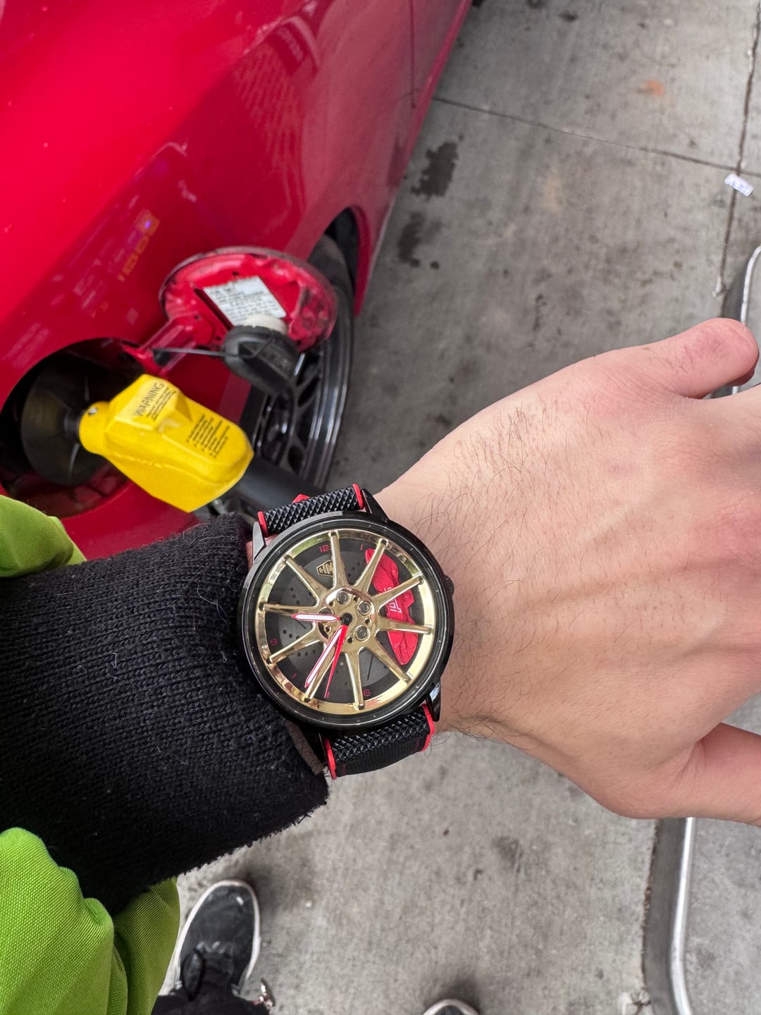 Customer photo review of HMN BRZ Performance Gold Wheel