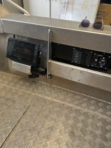 Customer photo review of RAM® Marine Electronics Mount - D Size Medium (RAM-D-115)