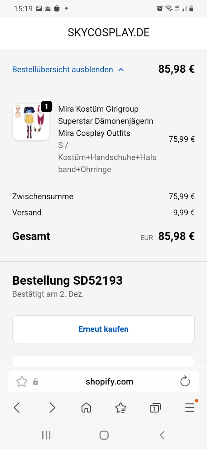 Customer photo review of Mira Kostüm Girlgroup Superstar Dämonenjägerin Mira Cosplay Outfits