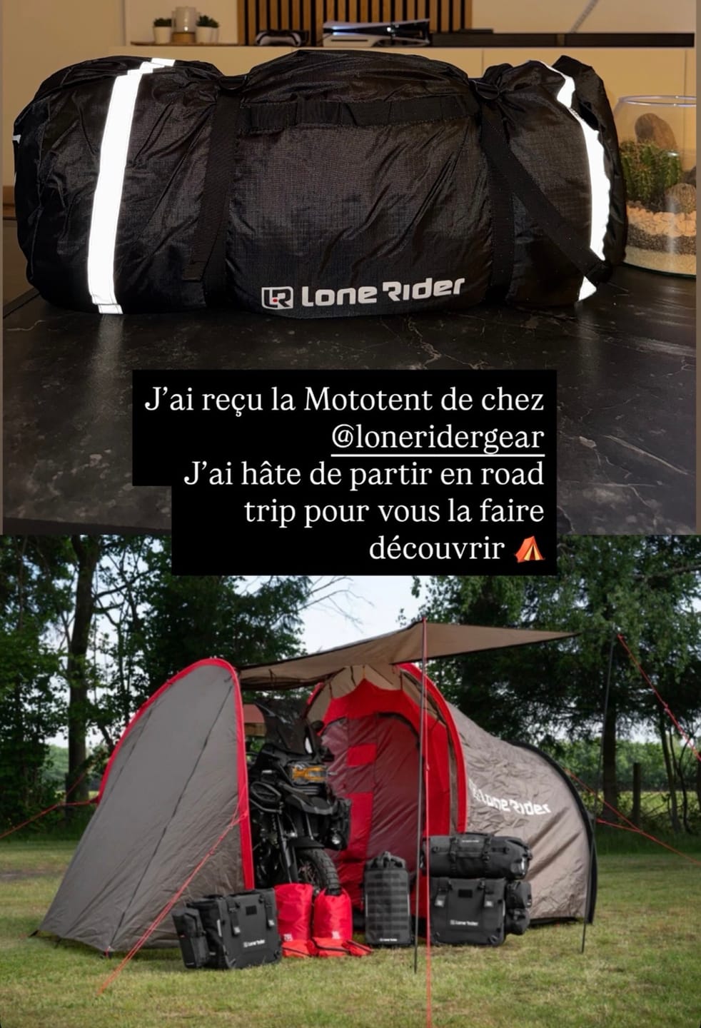 Customer photo review of MotoTent Awning Kit