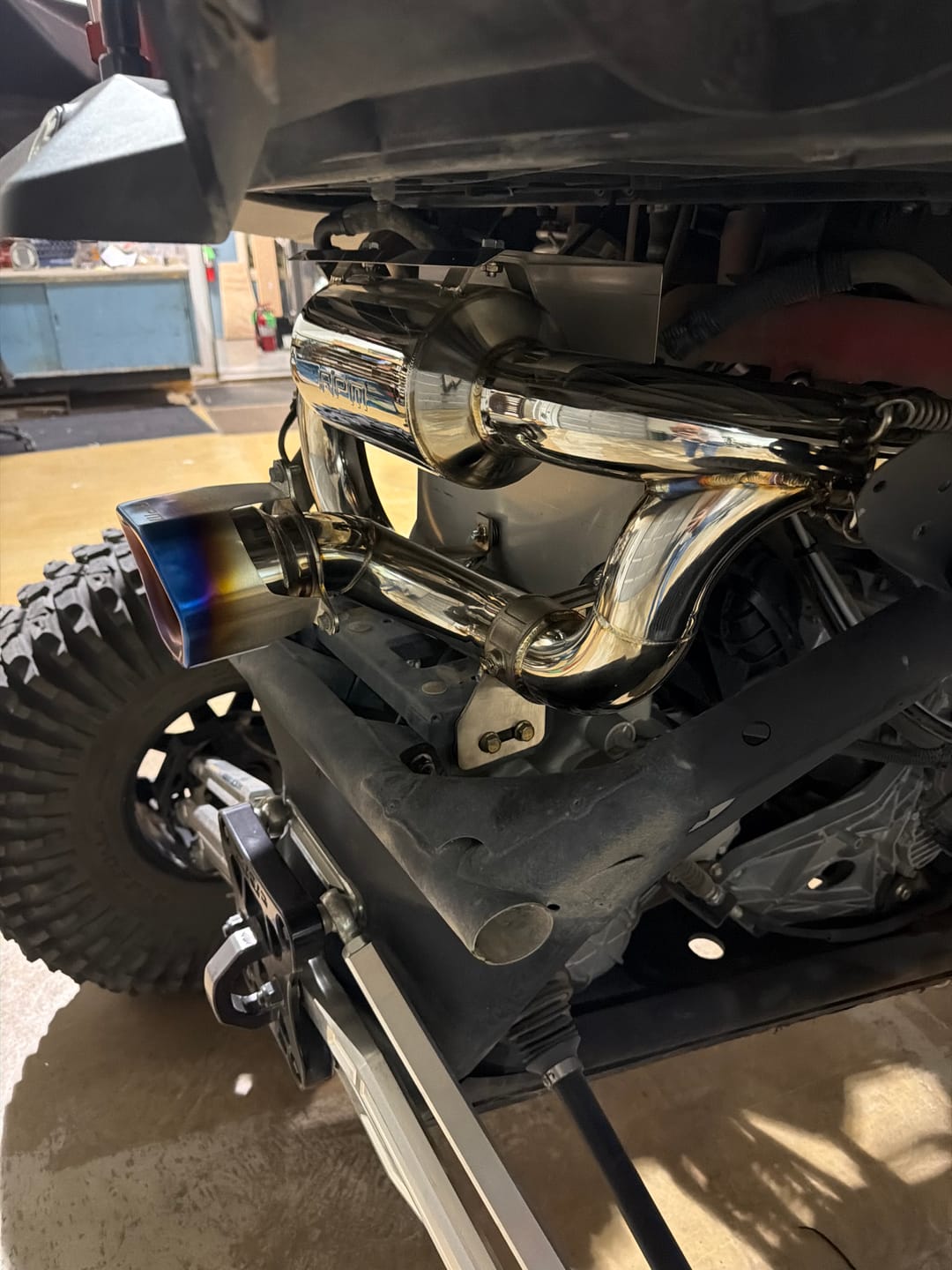 Customer photo review of RPM X3 E-Valve Slip On Exhaust Sport Muffler Can-Am Maverick X3 Turbo R & RR 2017-2026
