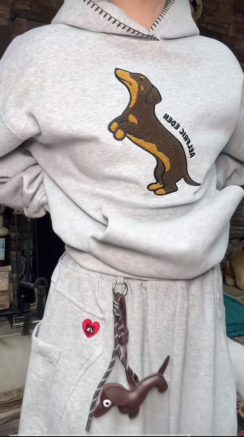 Customer photo review of Aelfric Eden Keychain Baggy Sweatpants