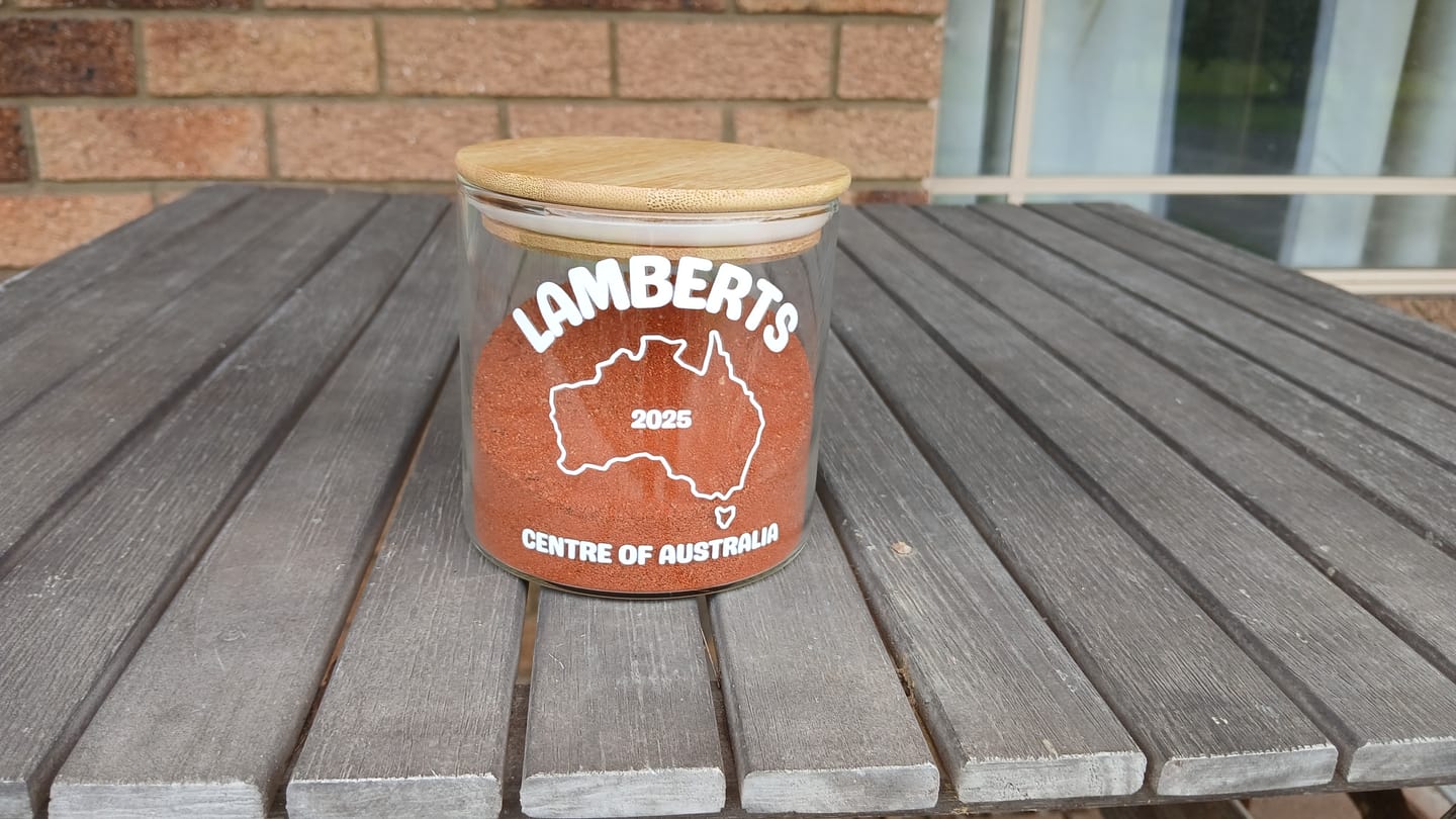 Customer photo review of Personalised Wooden Lid Glass Jar