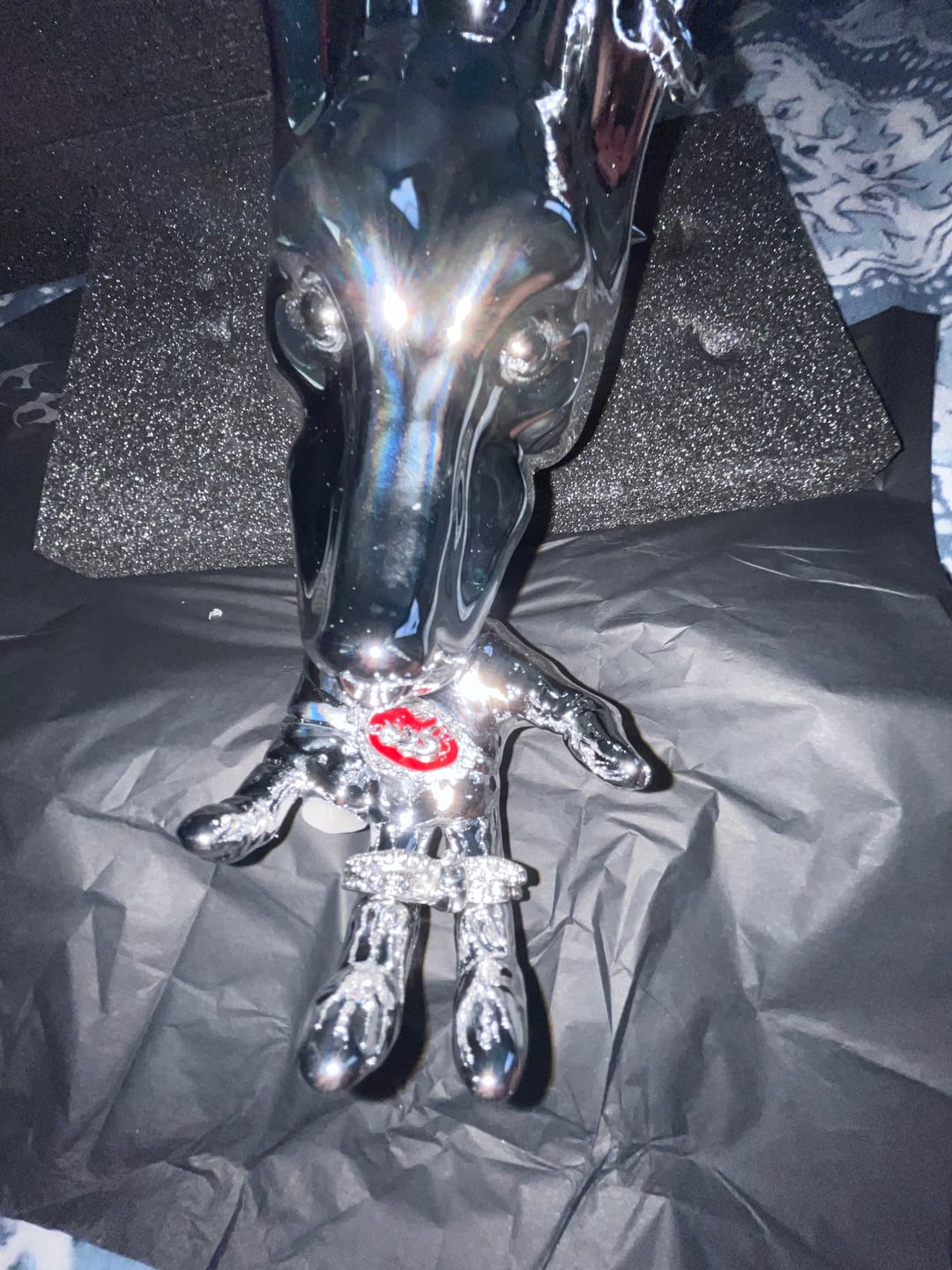 Customer photo review of DEVIL EMBRYO PENDANT