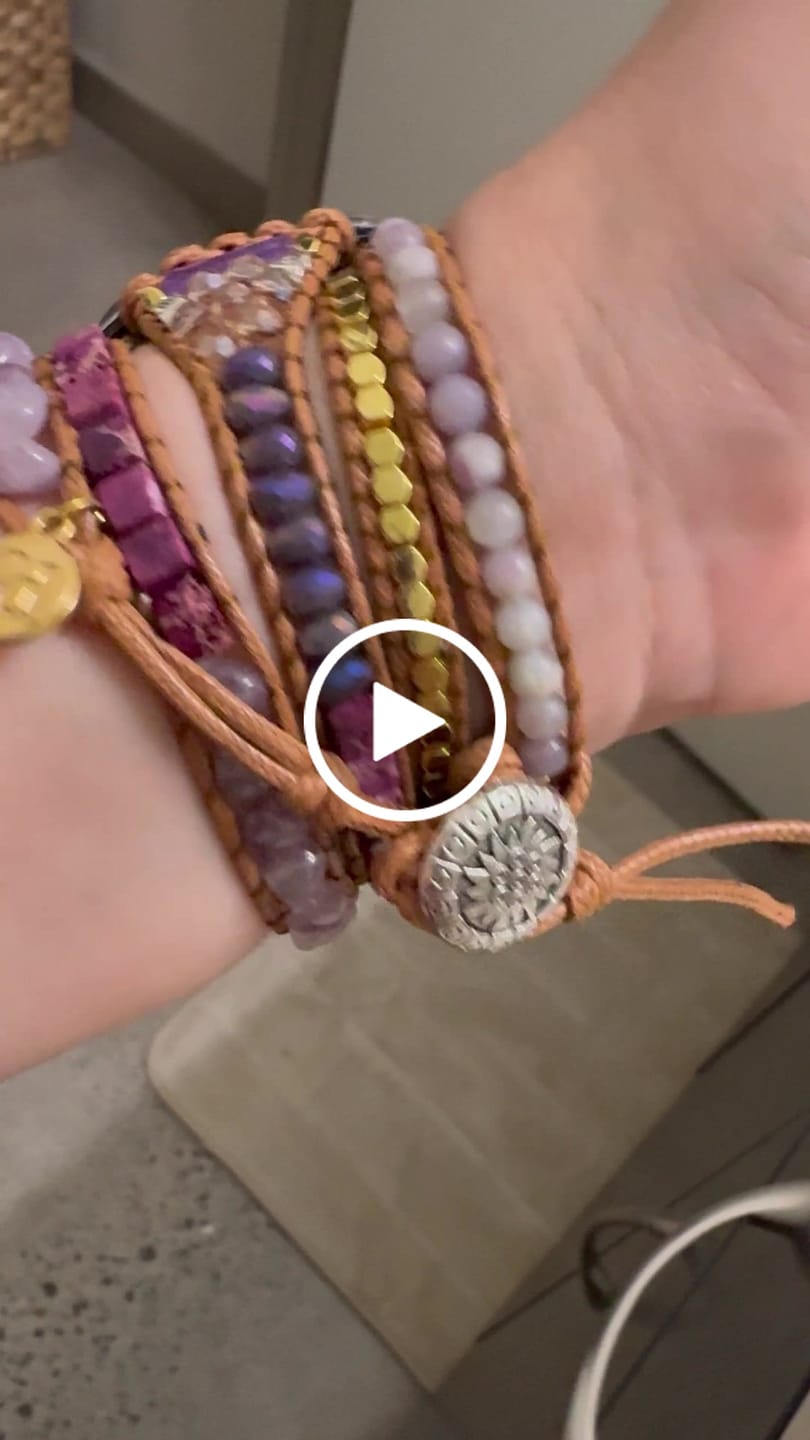 Customer video review of Purple Jade Magical Apple Watch Strap