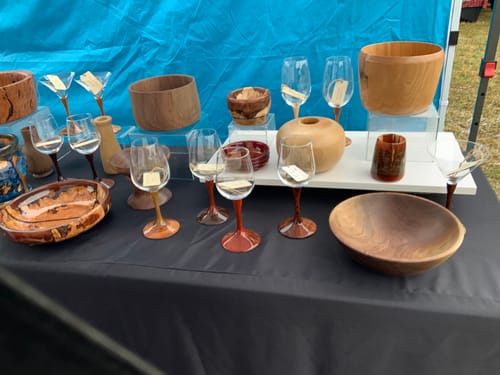 Customer photo review of 11.75x3.75" Cylinder Silicone Mold For Epoxy Resin - Woodturning Bowl Mold