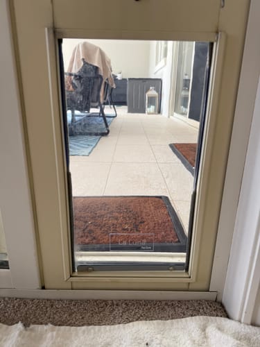 Customer photo review of Replacement Pet flap V3.0