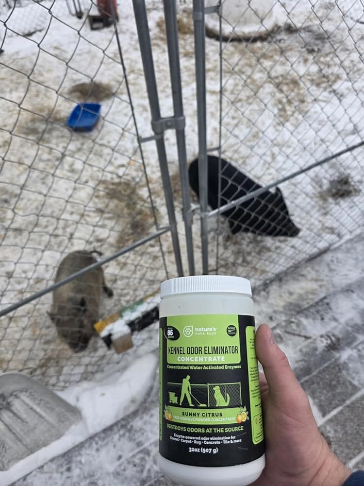 Customer photo review of Kennel Odor Eliminator Concentrate