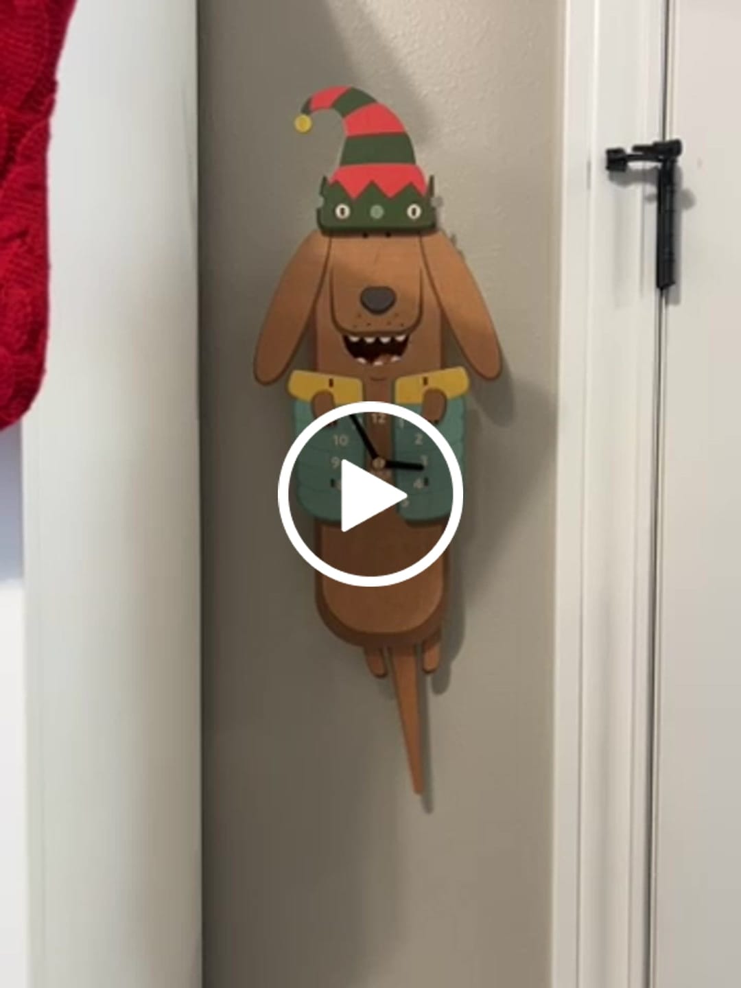 Customer video review of Gus the Dachshund Pendulum Clock