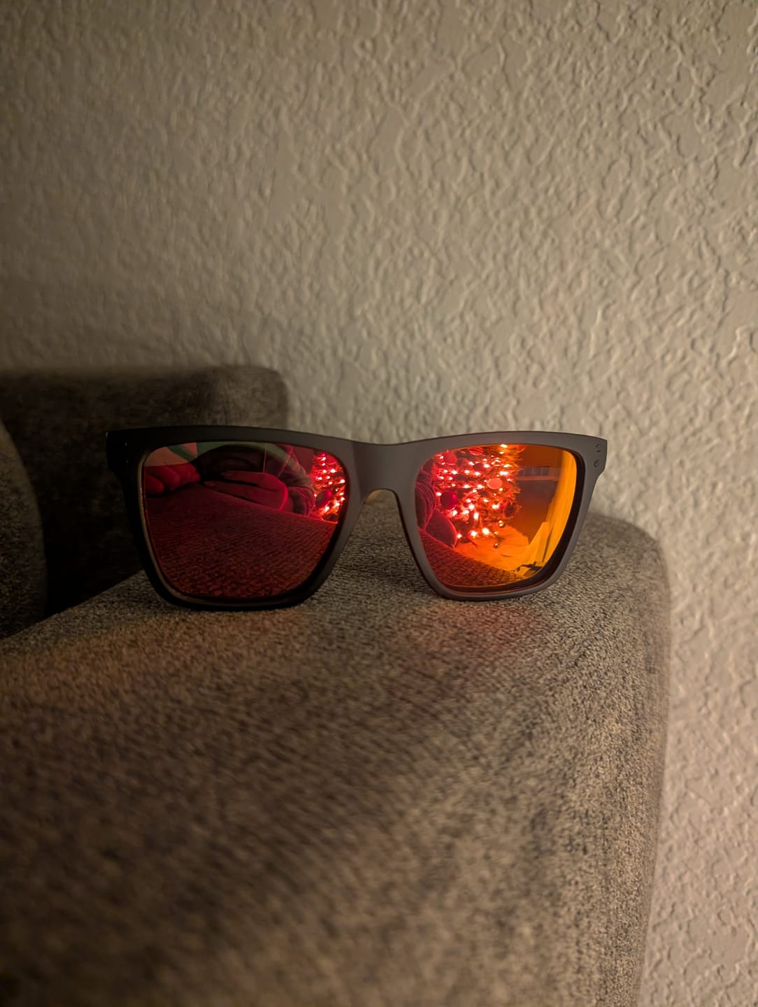 Customer photo review of 80Eighty® Polarized Bamboo Sunglasses - Red