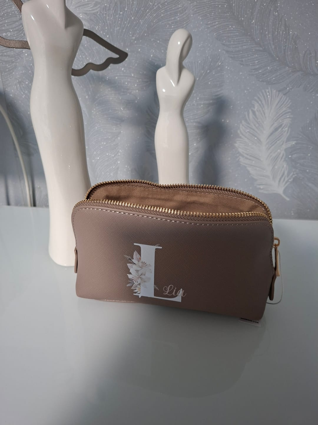 Customer photo review of Deine Initiale - Individuelle PU Kosmetiktasche