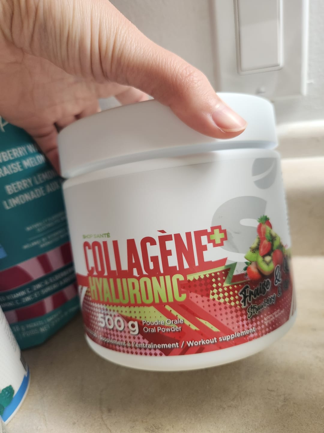 Customer photo review of Shop Santé - Collagène Marin + Acide Hyaluronique - 500g