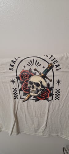 Customer photo review of Skallywag Death Rose Tee