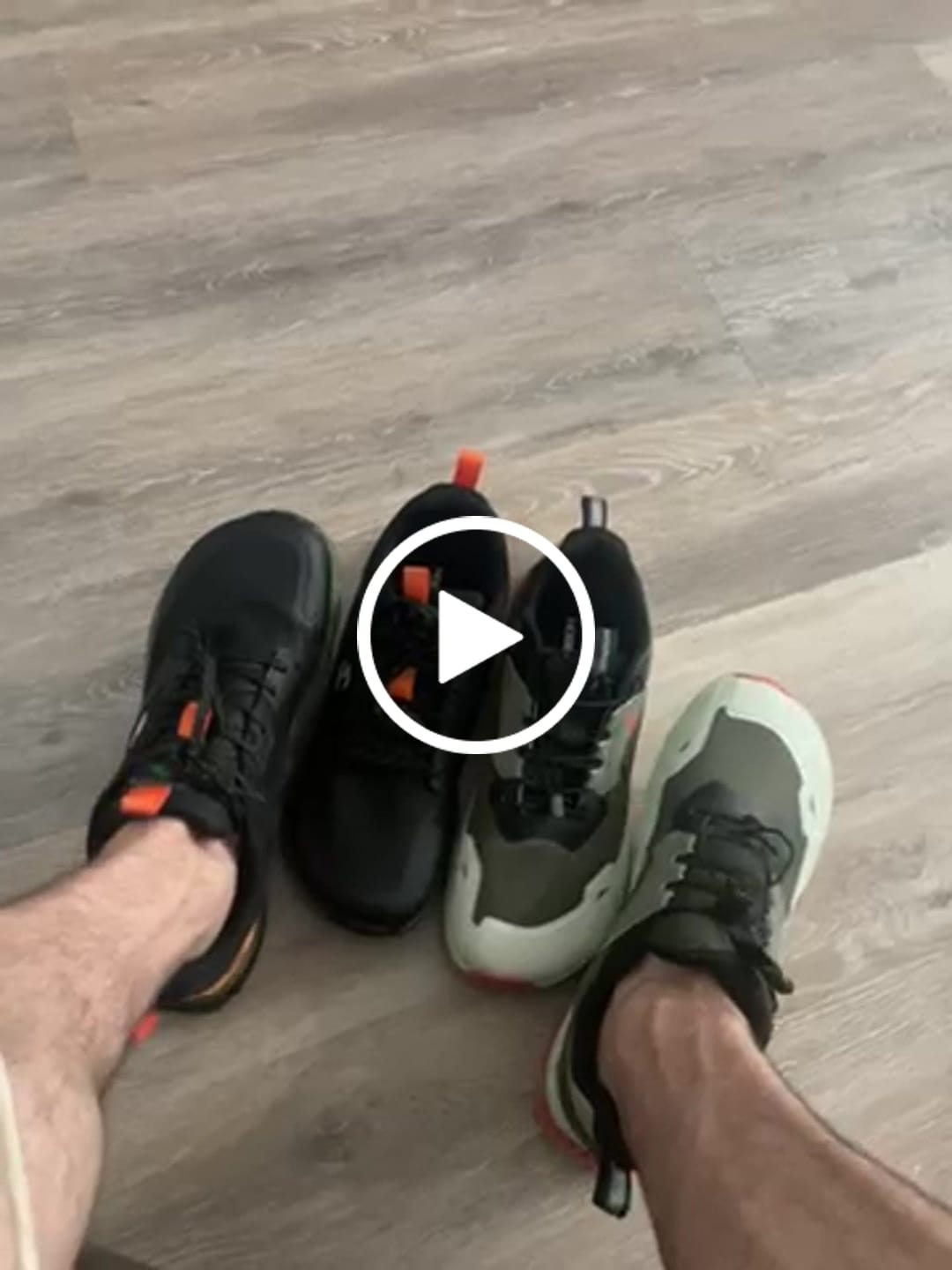 Customer video review of Aurora - Wide Toe Sneakers