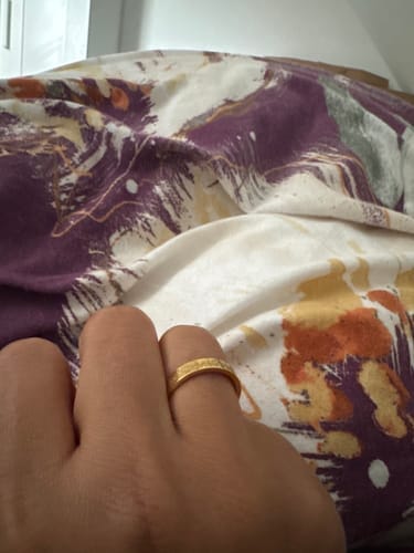 Customer photo review of "Gewiss, mit der Erschwernis, kommt die Erleichterung" Ring