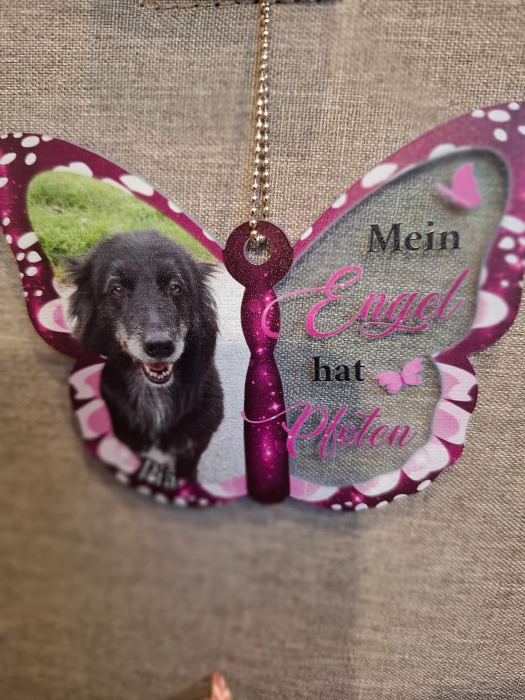 Customer photo review of Schutzengel - Individueller Rückspiegel Anhänger