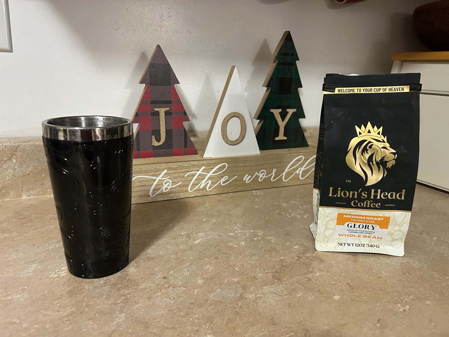 Customer photo review of Glory - Chocolate & Caramelized Honey - Medium Roast