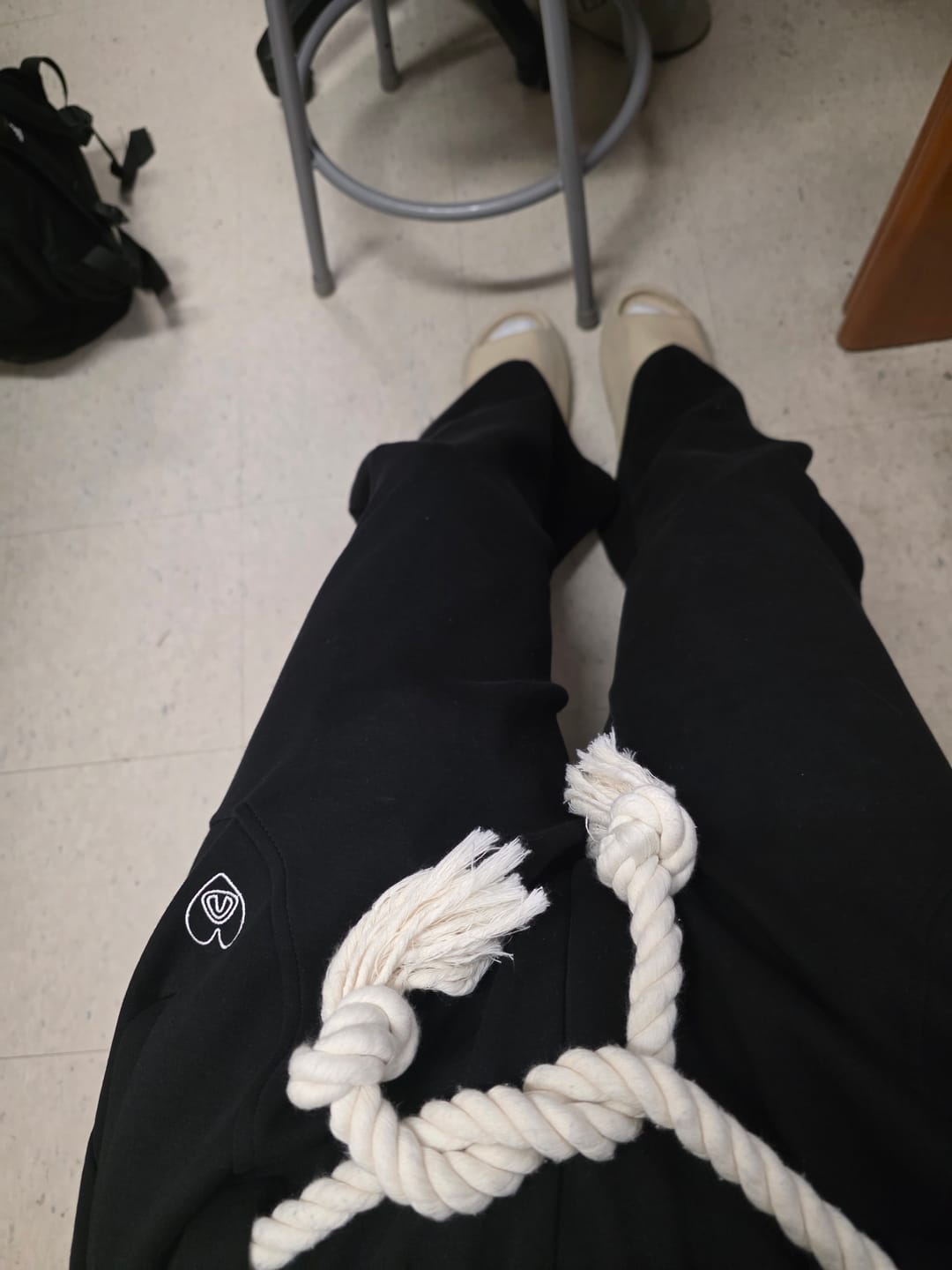 Customer photo review of Aelfric Eden Super Baggy Barrel Sweatpants