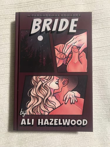 Customer photo review of Bride by Ali Hazelwood - SE hardcover