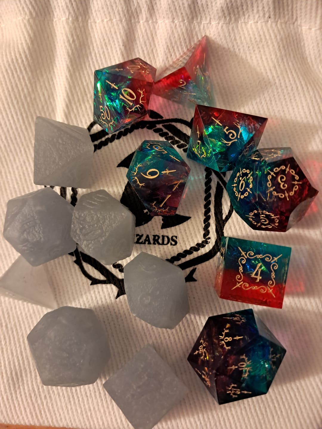 Customer photo review of Mystery Dice Blind Bags!