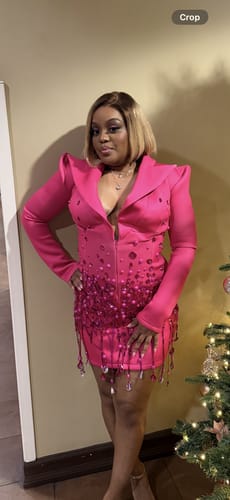 Customer photo review of AVA SPARKLE DRESS
