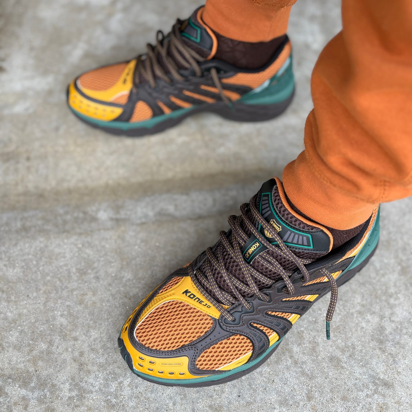Customer photo review of 74506-258-M | KSRC KONEJO | PUMPKIN SPICE/NUGGET GOLD/POSY GREEN