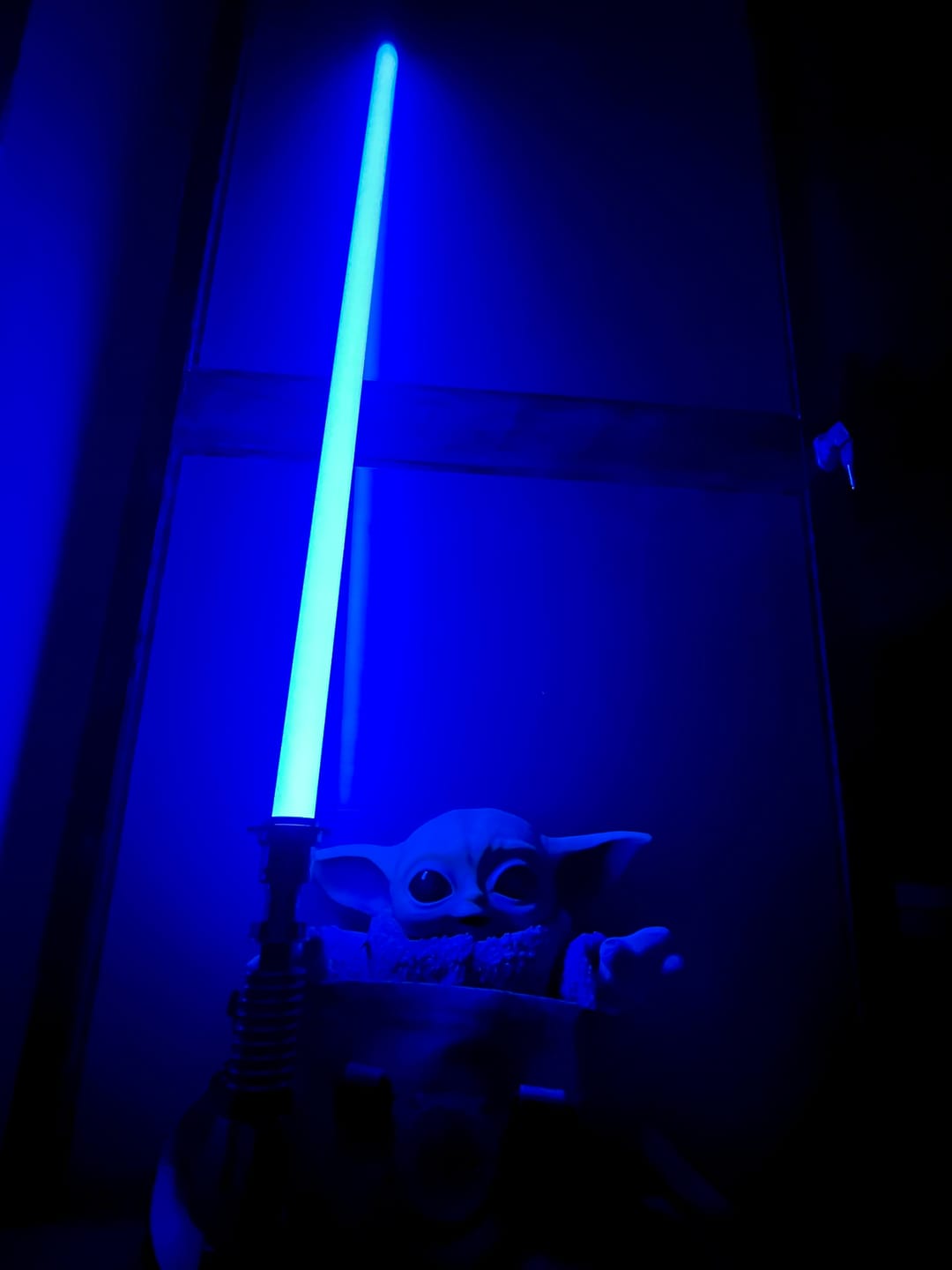 Customer photo review of Luke Skywalker Versión B Lightsaber A MITAD DE PRECIO!