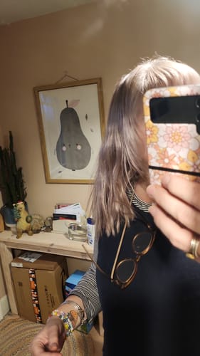 Customer photo review of Face Framing Layers / Clip In Extensions / Human Hair / 14 inches / 15 grams