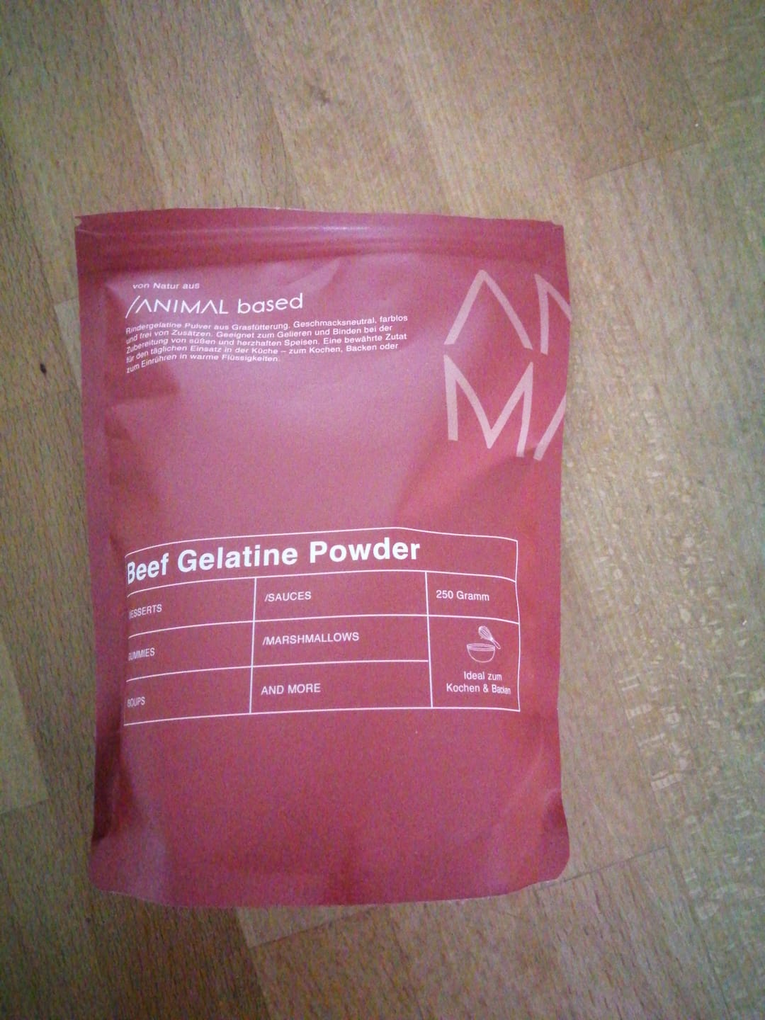 Customer photo review of Rindergelatine Pulver - Grass Fed Beef Gelatine