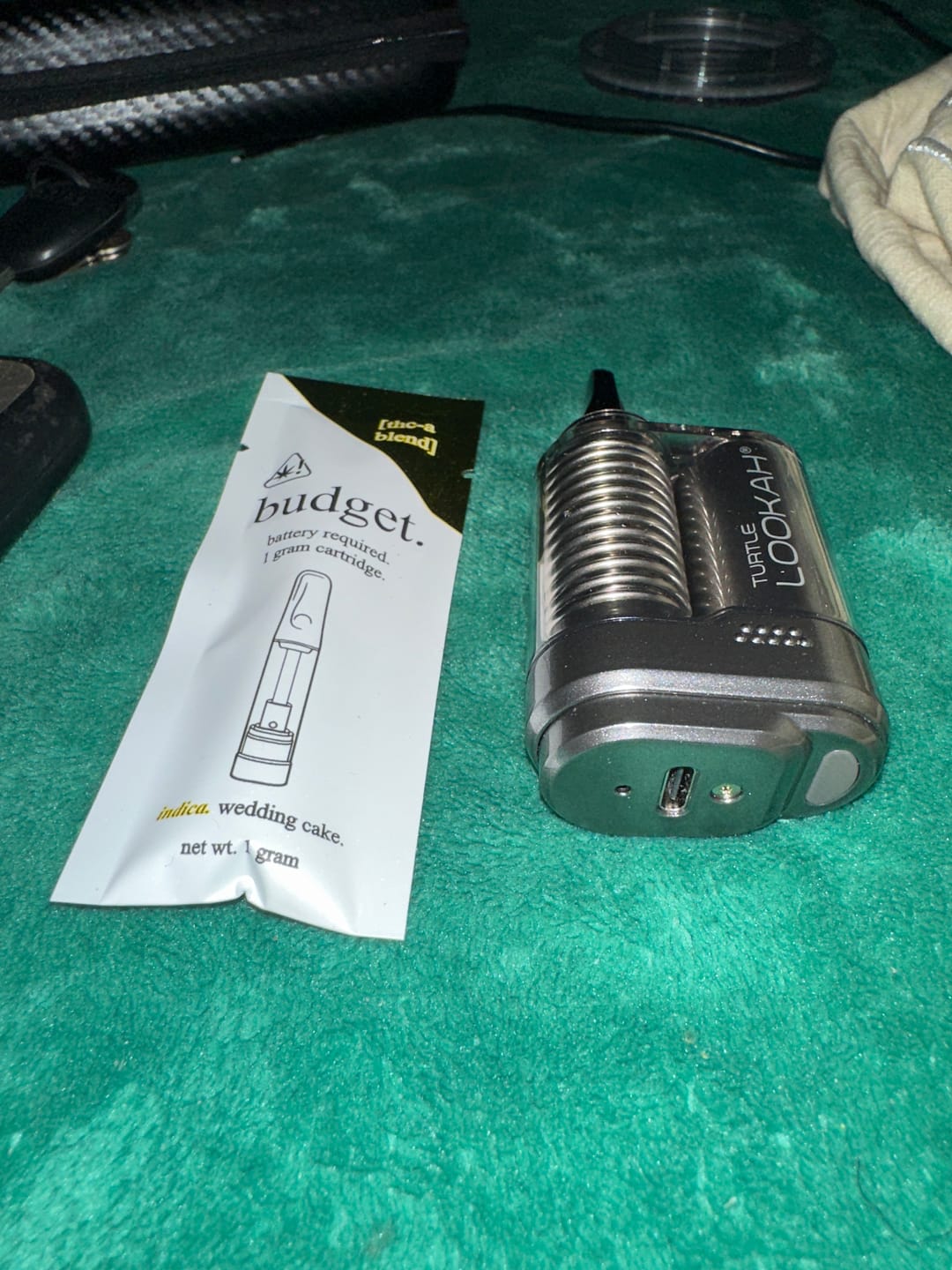 Customer photo review of 1 Gram THCA Blend Vape Cartridge | Wedding Cake - Indica