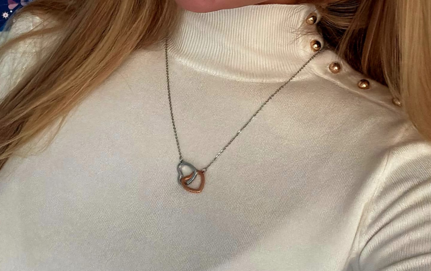 Customer photo review of Für Meine Enkeltochter - Herz-Halskette - Von Großeltern