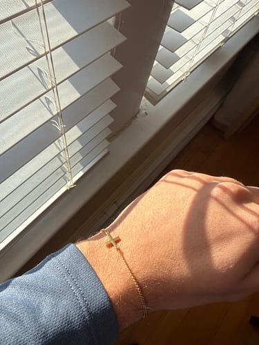 Customer photo review of CROSS BRACELET | Silver